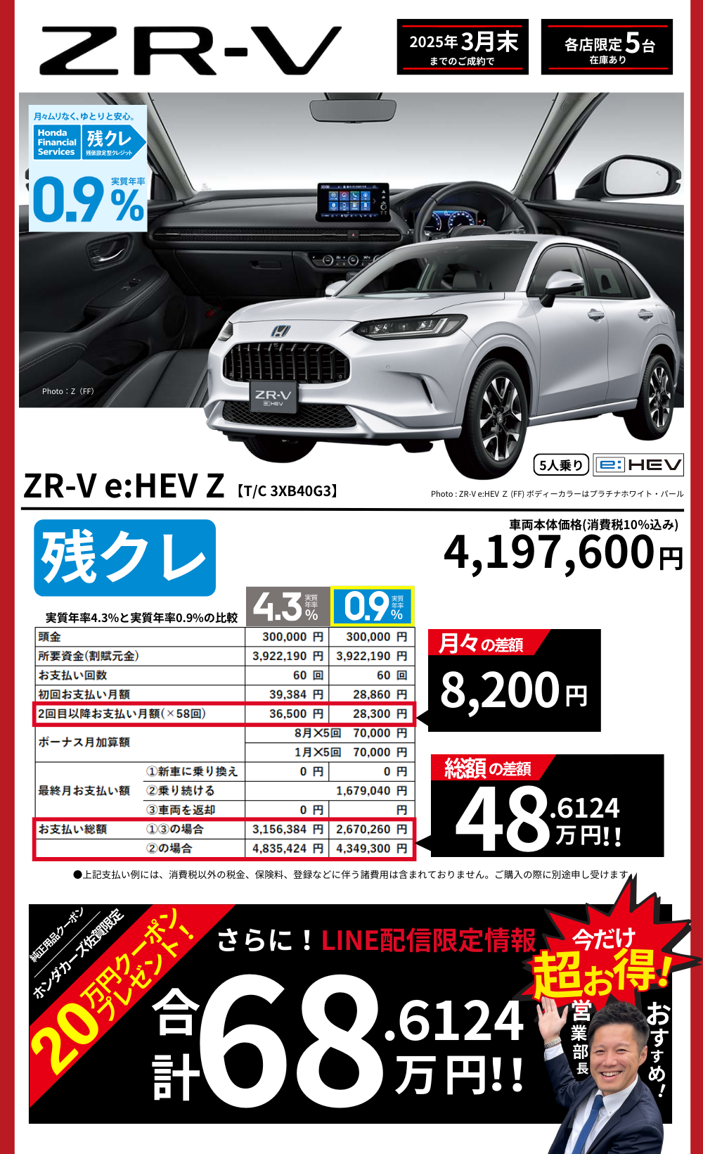 LINE配信限定】SUV低金利キャンペーン開催！ | 【公式】Honda Cars 佐賀